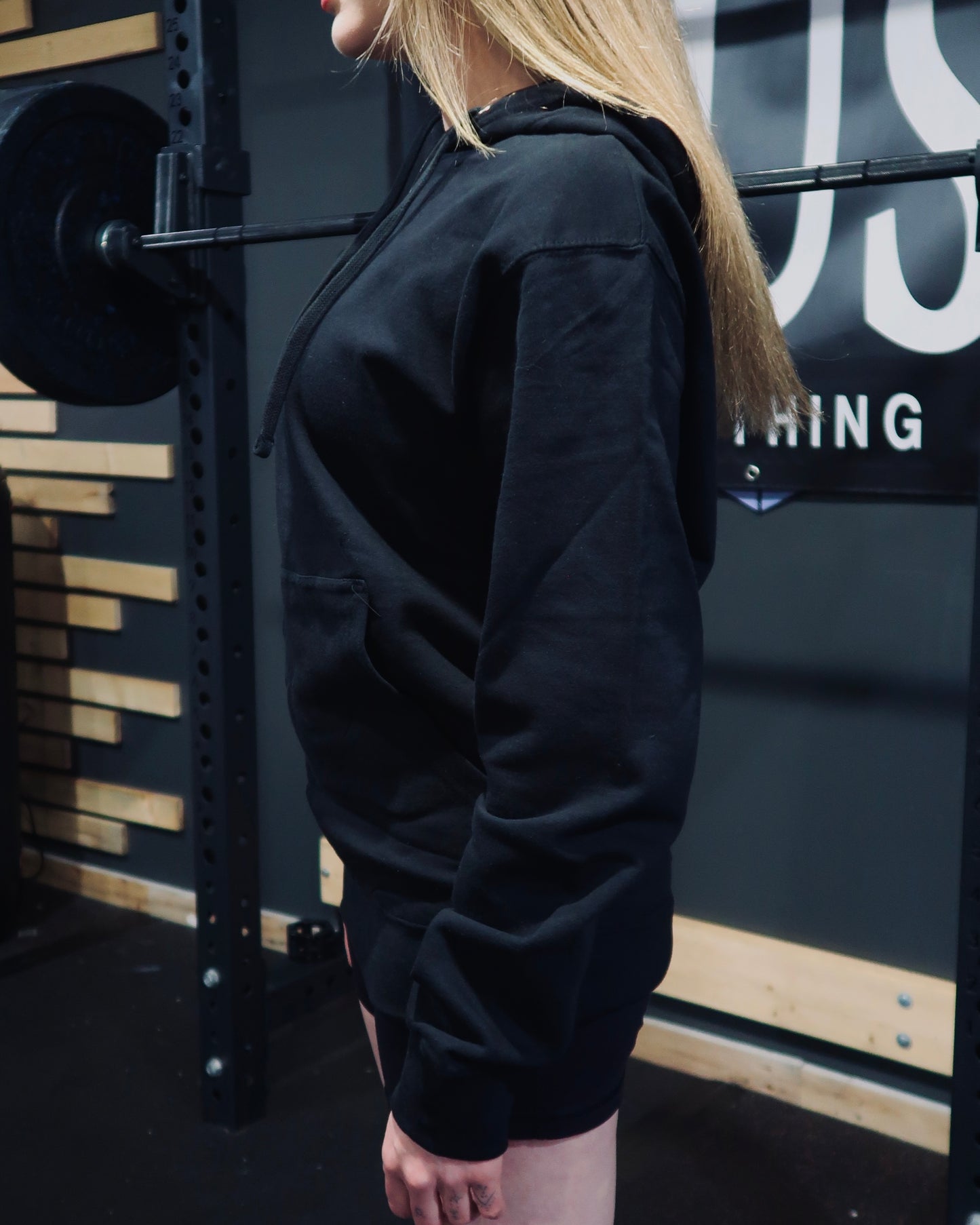 Always Improving Black Hoodie