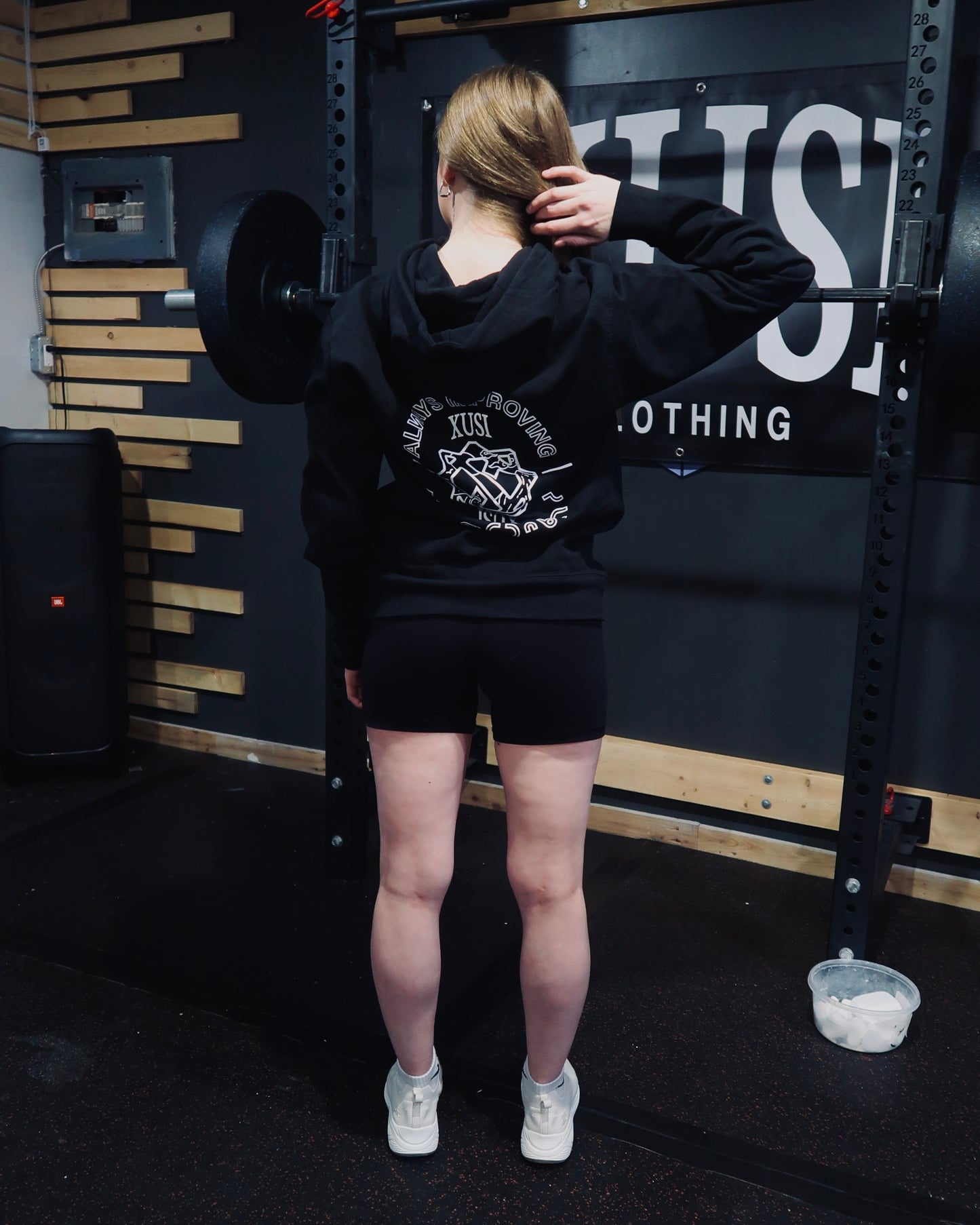 Always Improving Black Hoodie