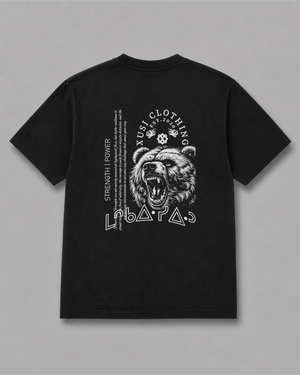 Bear T-Shirt, back print – Indigenous-owned t-shirt by XUSI, Saskatoon