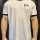 Mens Poly Cotton Ringer Golden Era Black T-Shirt