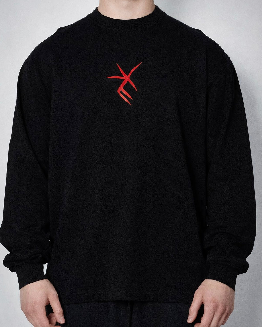 Black Oni Long Sleeve Tee – XUSI Clothing & Screen-Printing