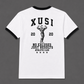 Mens Poly Cotton Ringer Golden Era Black T-Shirt