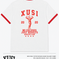Mens Poly Cotton Ringer Golden Era Red T-Shirt