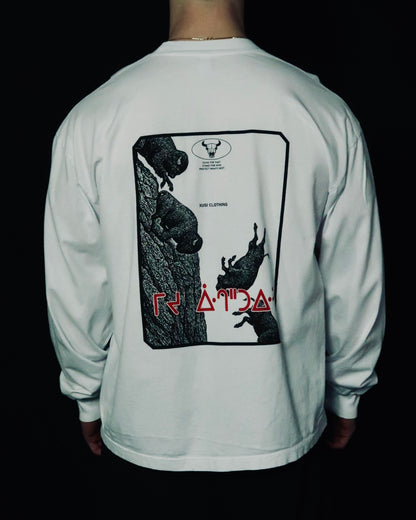 White The Great Drive Long Sleeve Tee