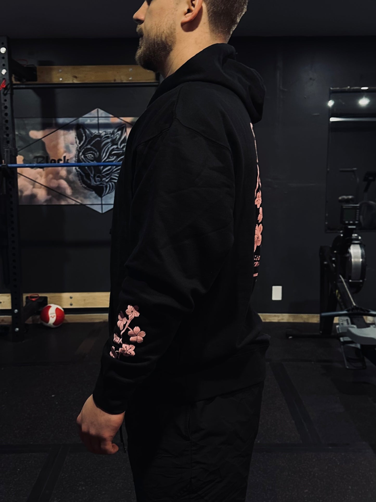 Black Cherry Blossom Hoodie