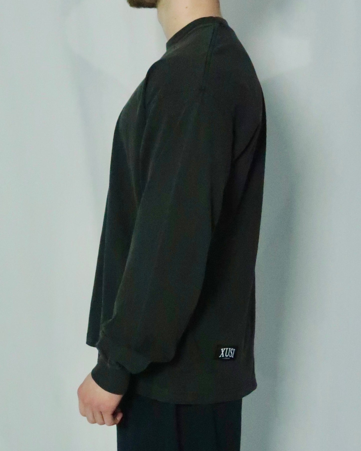 Vintage Black Guardian Of Discipline Long Sleeve Tee