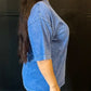 Blue sâskwatôn T-Shirt
