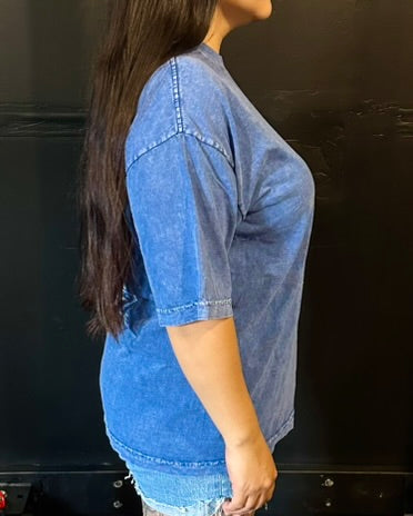 Blue sâskwatôn T-Shirt