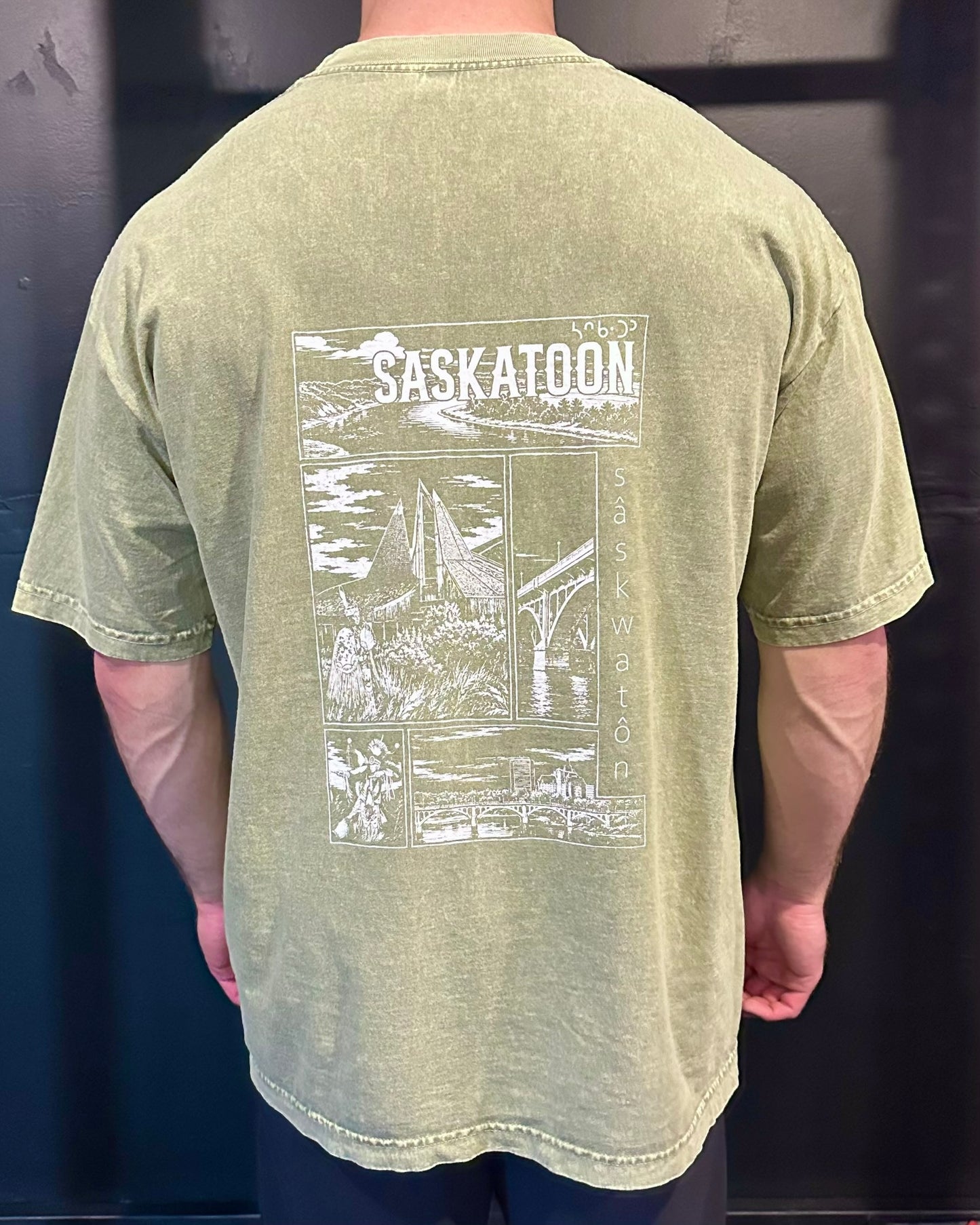 Green sâskwatôn T-Shirt