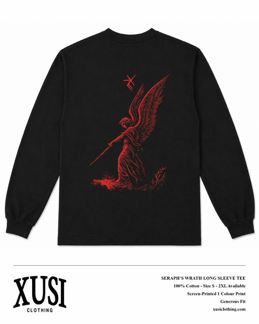 Black Seraph's Wrath Long Sleeve Tee