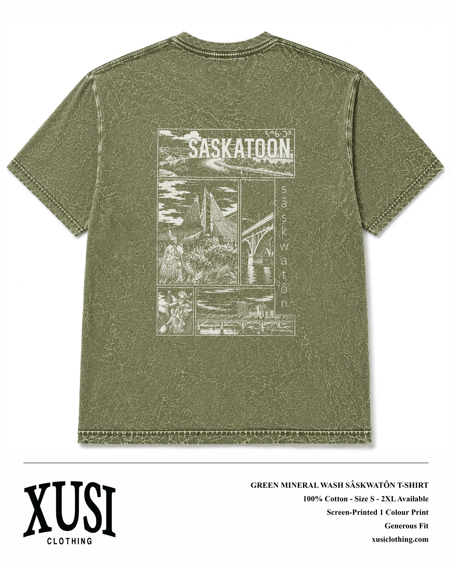 Green sâskwatôn T-Shirt