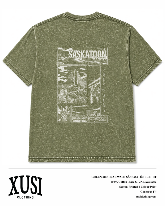 Green sâskwatôn T-Shirt