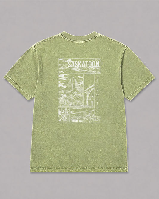 Green sâskwatôn T-Shirt