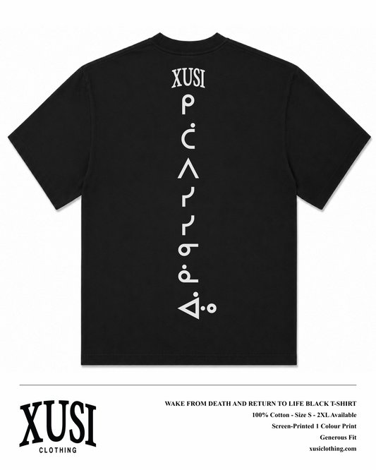 Wake From Death and Return to Life Black T-Shirt