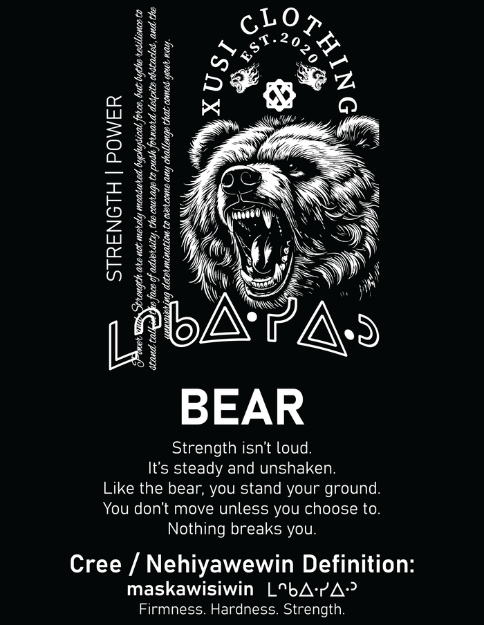 Bear design artwork by XUSI