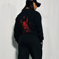 Black Oni Long Sleeve Tee, photo 7 – Indigenous-owned long sleeve tee by XUSI, Saskatoon