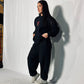 Black Oni Long Sleeve Tee, photo 8 – Indigenous-owned long sleeve tee by XUSI, Saskatoon