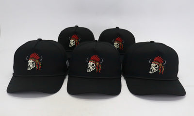 Buffalo A-Frame Snapback, photo 1 – Indigenous-owned A-frame snapback hat by XUSI, Saskatoon
