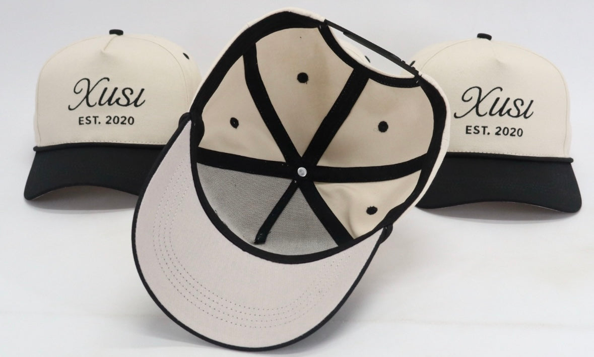 XUSI Founders Hat A-Frame Snapback, photo 2 – Indigenous-owned A-frame snapback hat by XUSI, Saskatoon