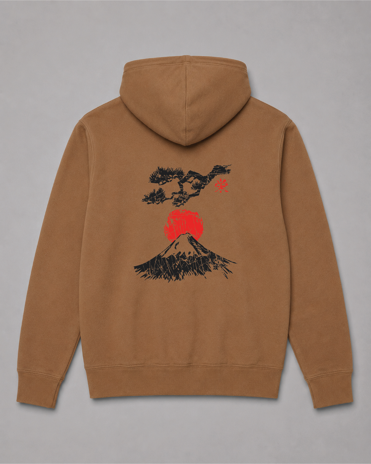 Prosperity Saddle Hoodie, back print – Indigenous-owned hoodie by XUSI, Saskatoon