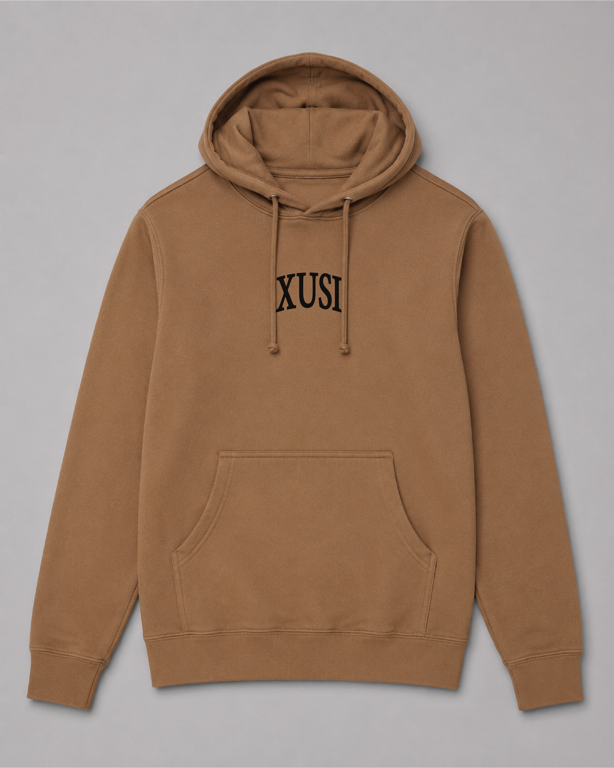 Prosperity Saddle Hoodie, front print – Indigenous-owned hoodie by XUSI, Saskatoon