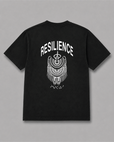 Resilience T-Shirt, back print – Indigenous-owned t-shirt by XUSI, Saskatoon