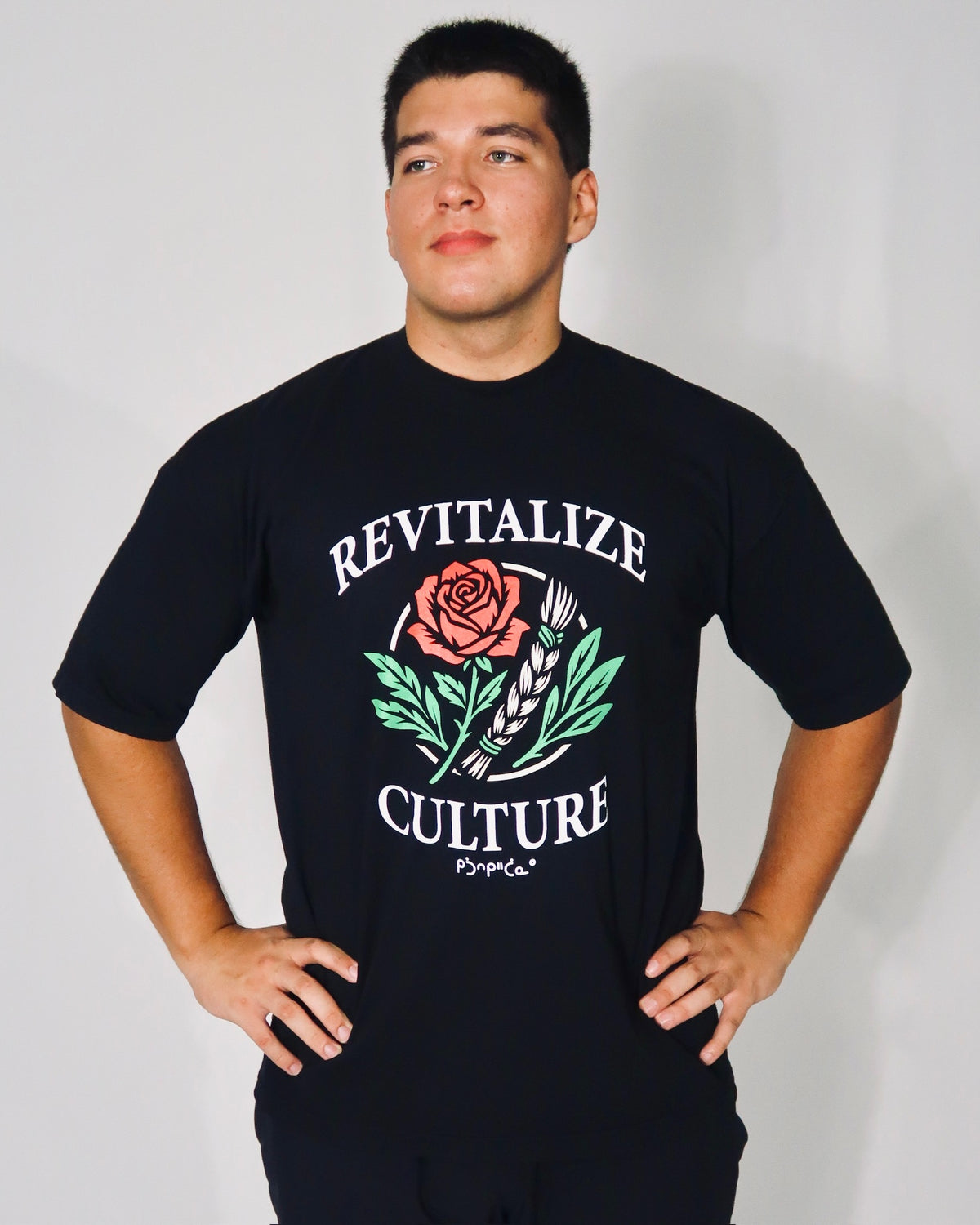 Revitalize Culture T-Shirt, photo 15 – Indigenous-owned t-shirt by XUSI, Saskatoon