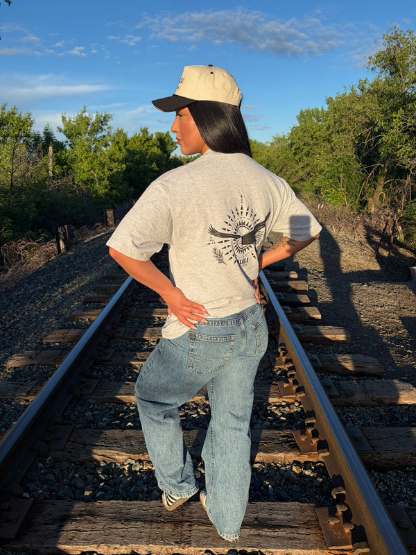 Sundance T-Shirt, photo 3 – Indigenous-owned t-shirt by XUSI, Saskatoon
